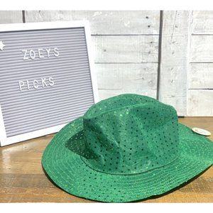 St. Patricks Day Green  Cowboy Hat, New